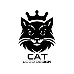 Cat Vector Logo Design