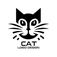 Cat Vector Logo Design