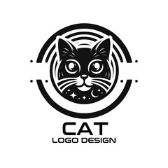 Cat Vector Logo Design