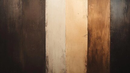 Vertical Wooden Panels with Distinctive Color Variations