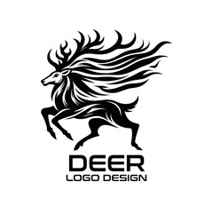 Deer Vector Logo Design