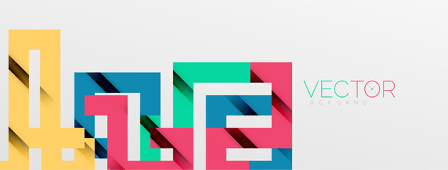 Color bend lines with shadow texture effect. Vector Illustration For Wallpaper, Banner, Background, Card, Book Illustration, landing page