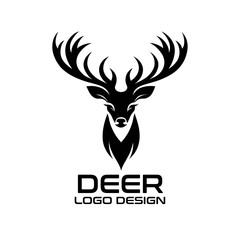 Deer Vector Logo Design