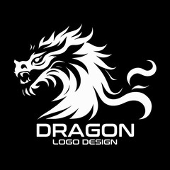 Dragon Vector Logo Design 