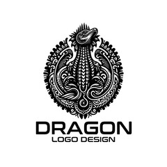 Dragon Vector Logo Design 