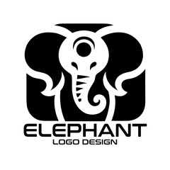 Elephant Vector Logo Design