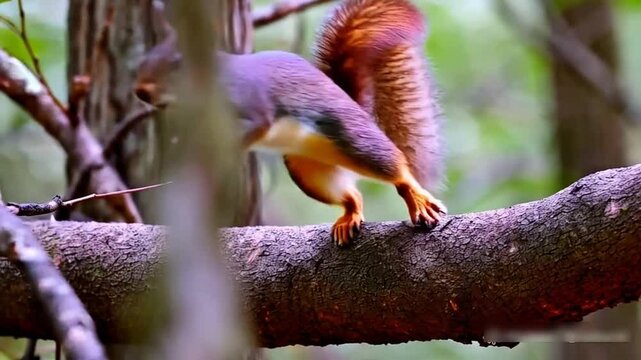 squirrel on tree