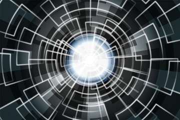 時空間フラッシュ背景(ワイド)ダークイメージ