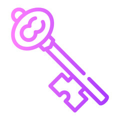 key Line Gradient Icon