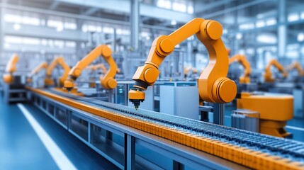 A modern factory utilizing vertical integration to streamline production, reduce costs, and improve quality control