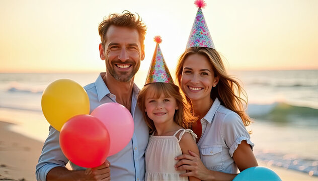 Beach Birthday - Family Celebration on the Beach