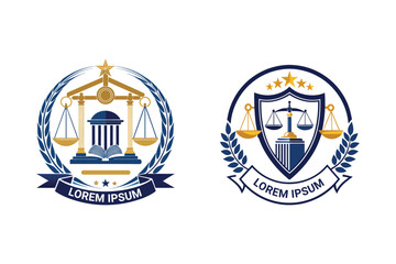 Professional Corporate Law Firm Logo for Legal Branding