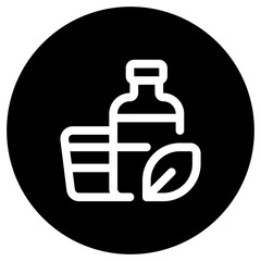 Editable biodegradable packagind, bottle, cup vector icon. Environment, ecology, eco-friendly. Part of a big icon set family. Perfect for web and app interfaces, presentations, infographics, etc