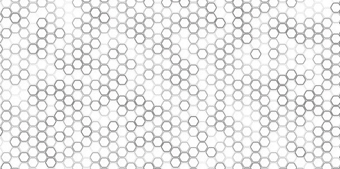 Hexagon seamless pattern. Honeycomb shape geometric background. Orange grid abstract ornament. Honeycomb white background, Hexagon texture, 3d white paper background,