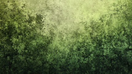 Abstract Green Texture with Light Spots