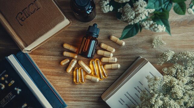 Natural Supplements and Books: A Holistic Approach to Wellness