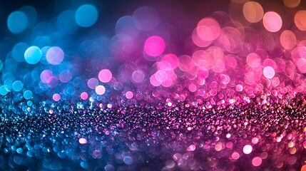 Vibrant Shimmering Background with Sparkles and Glitter
