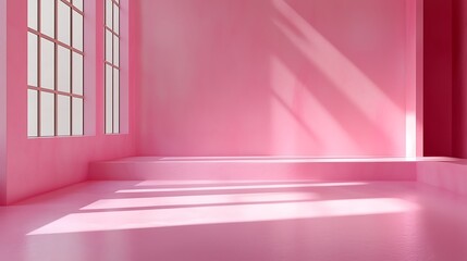 Fototapeta premium Soft Pink Gradient Background for Gentle Spaces