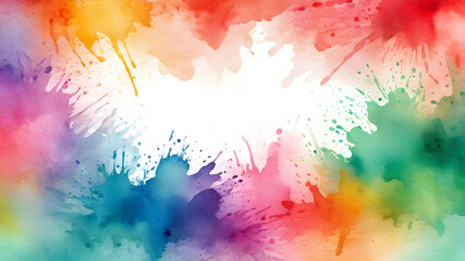 Fototapeta premium Colorful watercolor background. Abstract watercolor background template . Abstract Modern Backgrounds. Abstract
