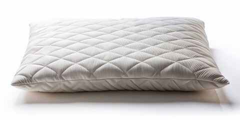 Obraz premium Flow Pillow Pack Isolated on White Background - Low Light Photography for Optimal Product Display