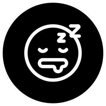 recommend clip art: Editable sleepy head, drowzy expression emoticon vector icon. Part of a big icon set family. Part of a big icon set family. Perfect for web and app interfaces, presentations, infographics, etc
