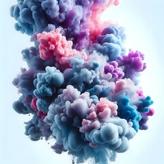 Ethereal Bloom of Ink in Water