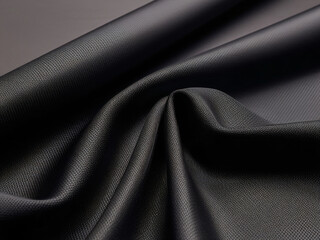 The black silk cloth showcases a smooth, refined surface.