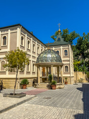 Fototapeta premium The Holy Myrrh Bearer Women Cathedral built in 1909 in Baku, capital of Azerbaijan.