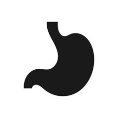 Stomach icon on white background.