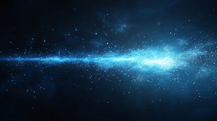 Blue beams on dark background with copy space.