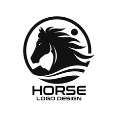 Horse Vector Logo Design