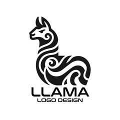 LLama Vector Logo Design