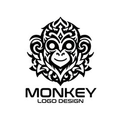 Monkey Vector Logo Design