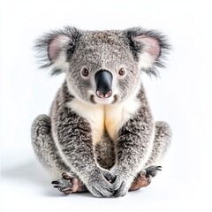 Naklejka premium koala isolated on white background