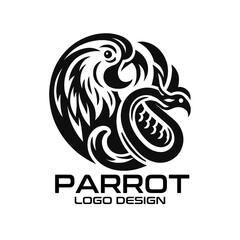 Parrot Vector Logo Design
