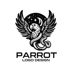 Parrot Vector Logo Design