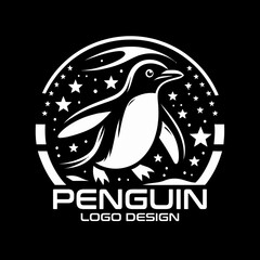 Penguin Vector Logo Design