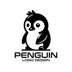 Penguin Vector Logo Design