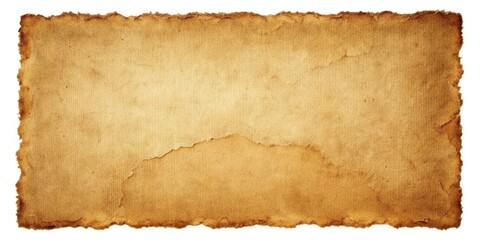 torn vintage paper texture with ripped border edge close-up