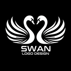 Swan Vector Logo Design