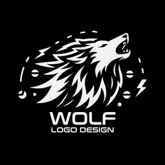 Fototapeta premium Wolf Vector Logo Design
