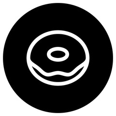 Editable donut vector icon. Bakery, coffee shop, restaurant, drink, beverages. Part of a big icon set family. Perfect for web and app interfaces, presentations, infographics, etc