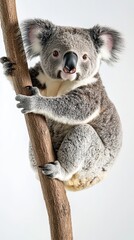 Obraz premium koala isolated on white background