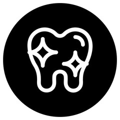 Editable healthy clean tooth vector icon. Dentistry, healthcare, medical. Part of a big icon set family. Perfect for web and app interfaces, presentations, infographics, etc