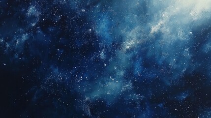 Obraz premium Abstract Cosmic Nebula Painting