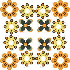 beautiful flower pattern design