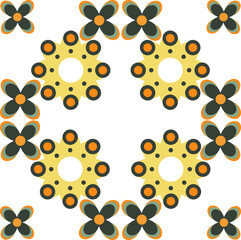 beautiful flower pattern design