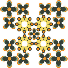 beautiful flower pattern design