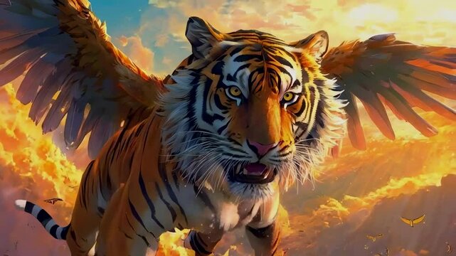Winged Tiger Saves the World