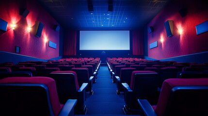 Fototapeta premium empty cinema auditorium